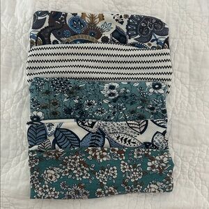 Floral and Chevron Patterned Headband Bundle